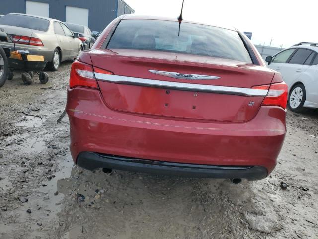 1C3BC8FG3BN600850 - 2011 CHRYSLER 200 S RED photo 6