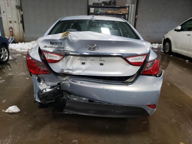 5NPEB4AC6EH924856 - 2014 HYUNDAI SONATA GLS SILVER photo 6