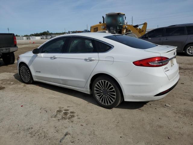 3FA6P0RU5JR116894 - 2018 FORD FUSION TITANIUM/PLATINUM HEV WHITE photo 2