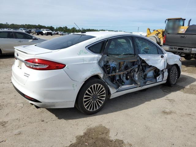 3FA6P0RU5JR116894 - 2018 FORD FUSION TITANIUM/PLATINUM HEV WHITE photo 3