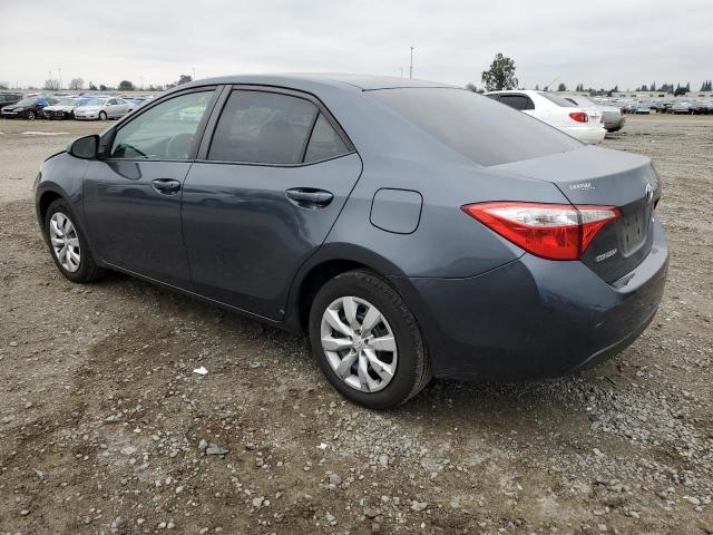 5YFBURHE6FP243392 - 2015 TOYOTA COROLLA L GRAY photo 2