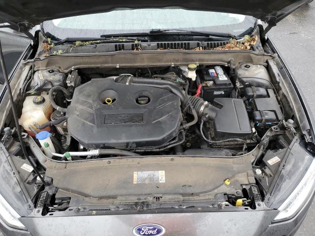 3FA6P0T95HR207744 - 2017 FORD FUSION SE GRAY photo 11