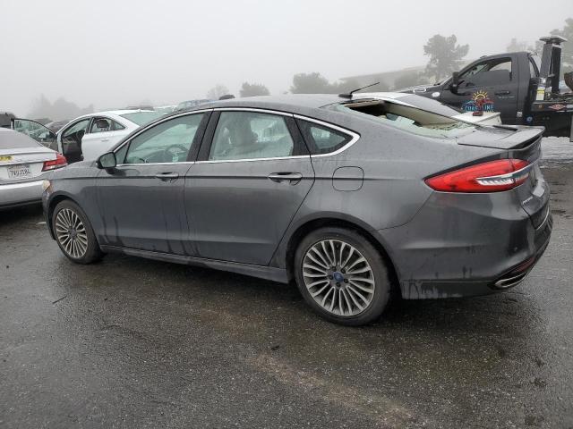 3FA6P0T95HR207744 - 2017 FORD FUSION SE GRAY photo 2