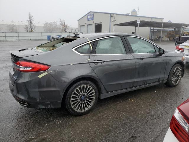 3FA6P0T95HR207744 - 2017 FORD FUSION SE GRAY photo 3