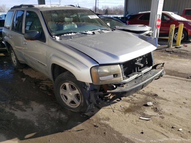 1GNDT13SX42116903 - 2004 CHEVROLET TRAILBLAZE LS SILVER photo 4