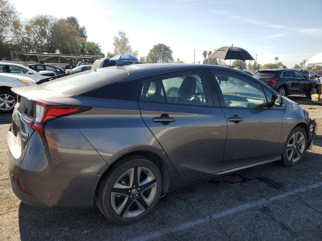 JTDKARFU4K3096592 - 2019 TOYOTA PRIUS GRAY photo 3