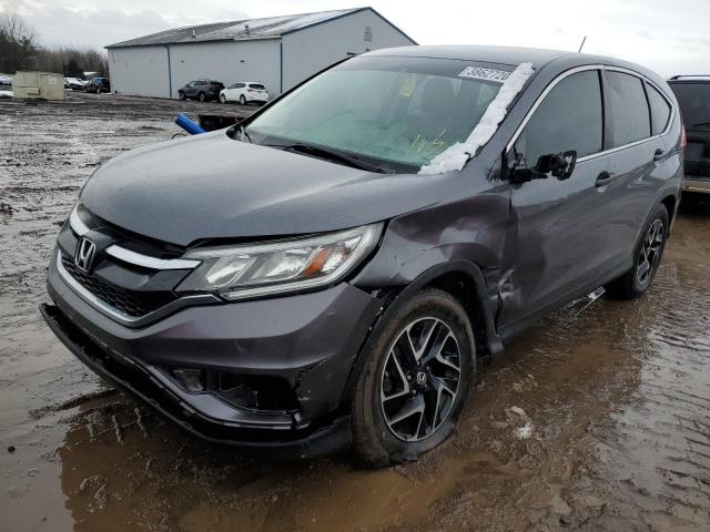 2HKRM4H47GH705286 - 2016 HONDA CR-V SE GRAY photo 1