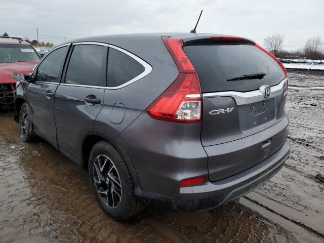 2HKRM4H47GH705286 - 2016 HONDA CR-V SE GRAY photo 2