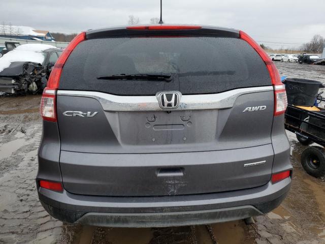 2HKRM4H47GH705286 - 2016 HONDA CR-V SE GRAY photo 6