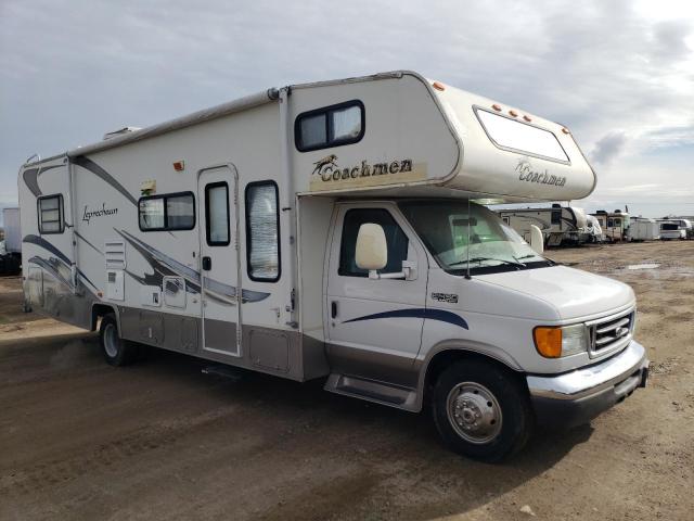 1FDXE45S15HA83671 - 2005 COACH LEPRECHAUN E450 SUPER DUTY CUTAWAY VAN WHITE photo 1