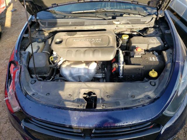 1C3CDFBB5FD124953 - 2015 DODGE DART SXT ლურჯი ფოტო 11