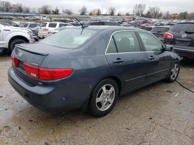 JHMCN36405C001776 - 2005 HONDA ACCORD HYBRID GRAY photo 3