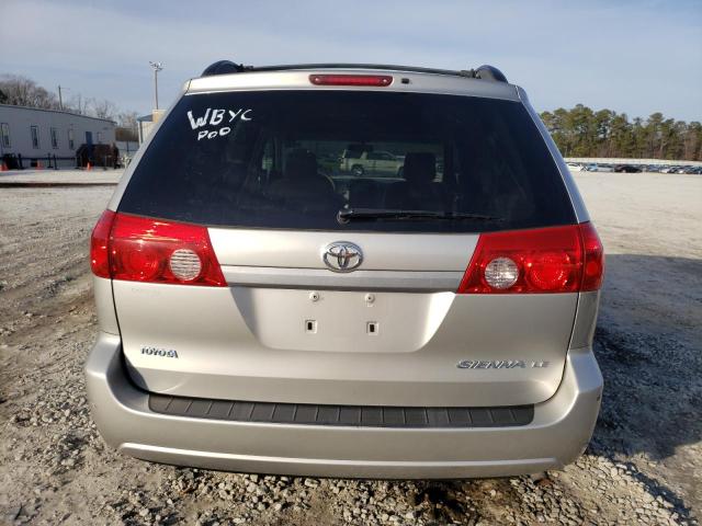 5TDZA23C96S554973 - 2006 TOYOTA SIENNA CE SILVER photo 6