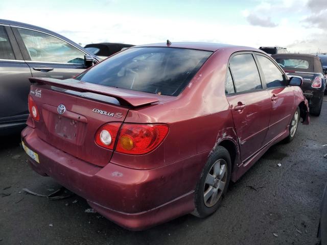 1NXBR38E54Z256810 - 2004 TOYOTA COROLLA CE RED photo 3