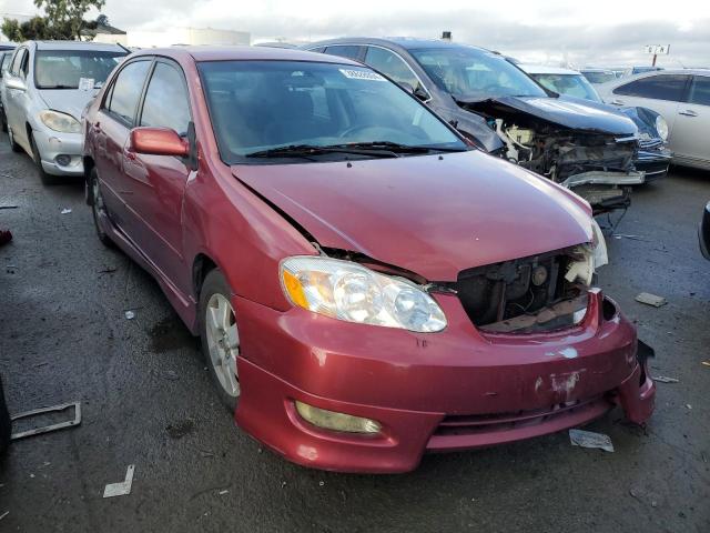 1NXBR38E54Z256810 - 2004 TOYOTA COROLLA CE RED photo 4