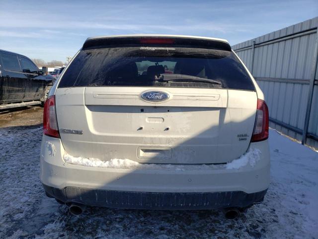 2FMDK4JC1CBA81066 - 2012 FORD EDGE SEL WHITE photo 6