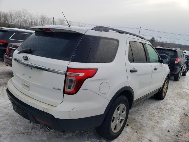 1FM5K8B84EGC40101 - 2014 FORD EXPLORER WHITE photo 3