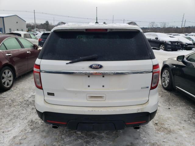 1FM5K8B84EGC40101 - 2014 FORD EXPLORER WHITE photo 6