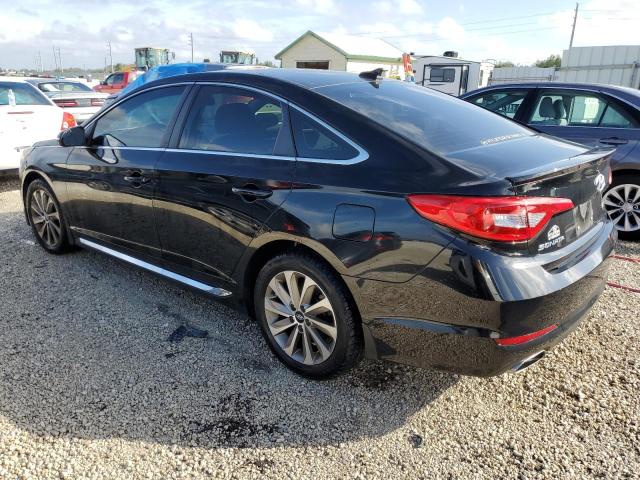 5NPE34AF7HH578523 - 2017 HYUNDAI SONATA SPO BLACK photo 2