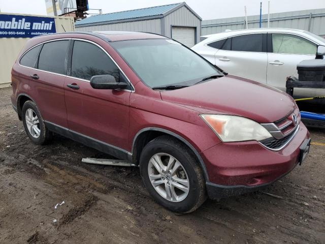 5J6RE4H54BL121514 - 2011 HONDA CR-V EX BURGUNDY photo 4