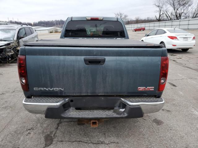 1GTDT196368250610 - 2006 GMC CANYON TEAL photo 6