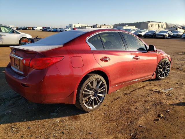 JN1FV7AR9GM450267 - 2016 INFINITI Q50 RED SPORT 400 BURGUNDY photo 3