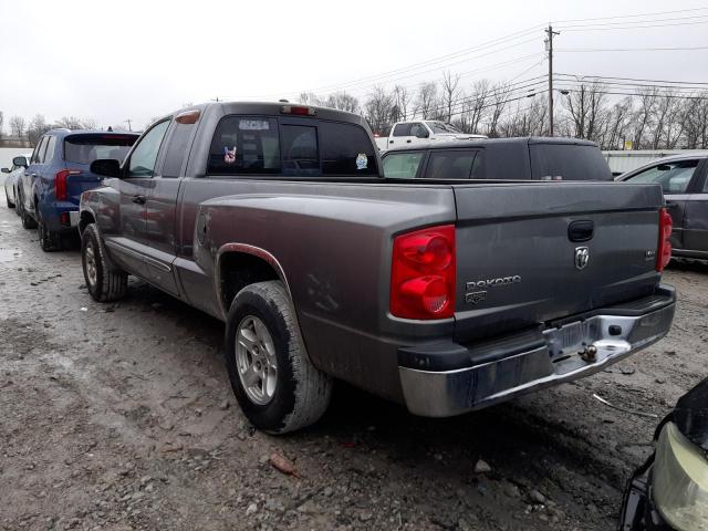 1D7HE52J45S214885 - 2005 DODGE DAKOTA LARAMIE GRAY photo 2