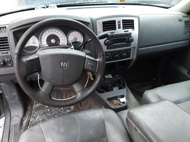 1D7HE52J45S214885 - 2005 DODGE DAKOTA LARAMIE GRAY photo 8