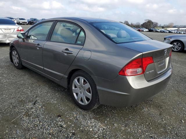 1HGFA16567L119729 - 2007 HONDA CIVIC LX GRAY photo 2