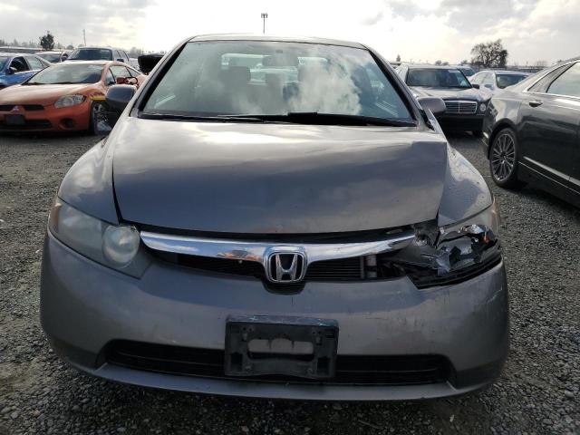 1HGFA16567L119729 - 2007 HONDA CIVIC LX GRAY photo 5