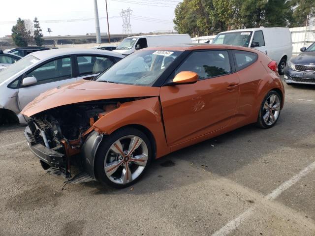 KMHTC6AD8FU228883 - 2015 HYUNDAI VELOSTER ORANGE photo 1