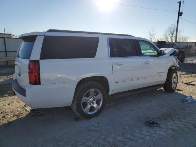 1GNSCJKCXFR651306 - 2015 CHEVROLET SUBURBAN C1500 LT WHITE photo 3