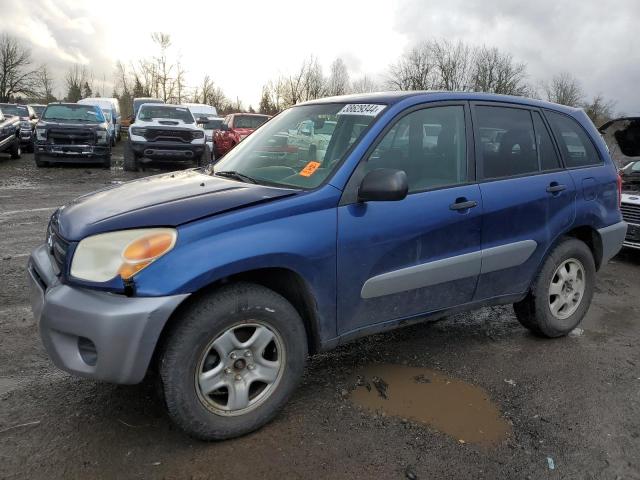 JTEGD20V350063347 - 2005 TOYOTA RAV4 BLUE photo 1