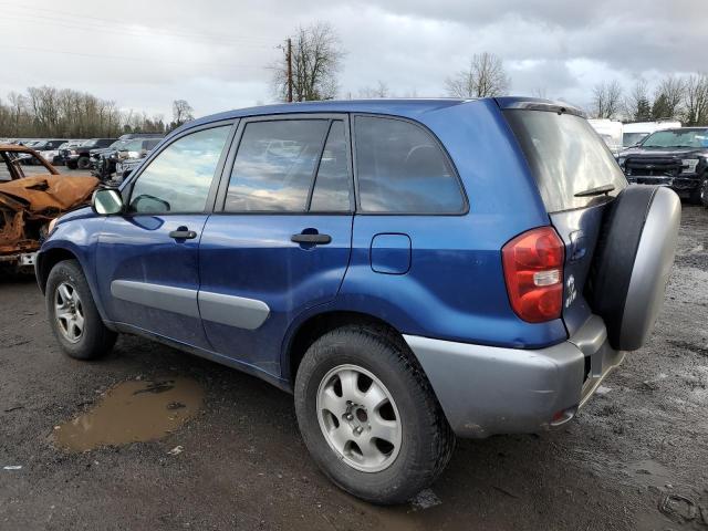 JTEGD20V350063347 - 2005 TOYOTA RAV4 BLUE photo 2