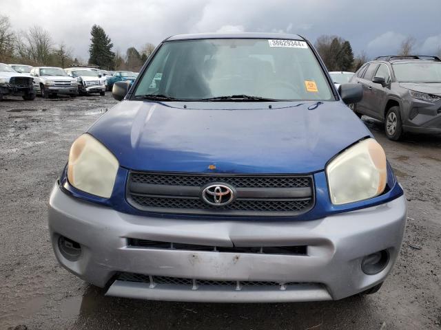 JTEGD20V350063347 - 2005 TOYOTA RAV4 BLUE photo 5