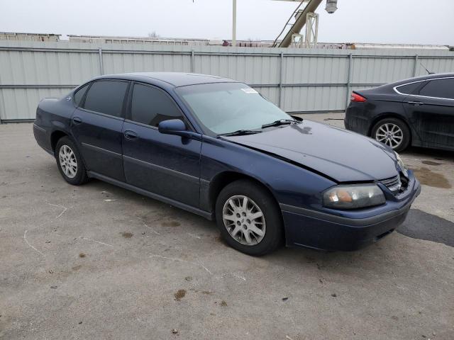 2G1WF55E329372976 - 2002 CHEVROLET IMPALA BLUE photo 4