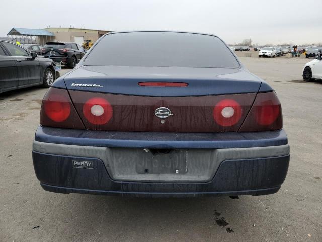 2G1WF55E329372976 - 2002 CHEVROLET IMPALA BLUE photo 6