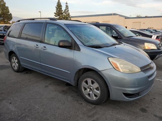 5TDZA23C14S165919 - 2004 TOYOTA SIENNA CE BLUE photo 4