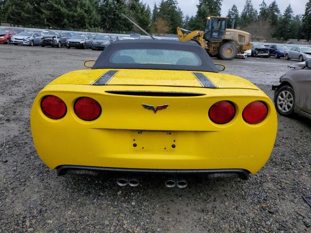 1G1YY36U665119120 - 2006 CHEVROLET CORVETTE YELLOW photo 6