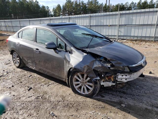 2HGFB2F87CH573055 - 2012 HONDA CIVIC EX GRAY photo 4