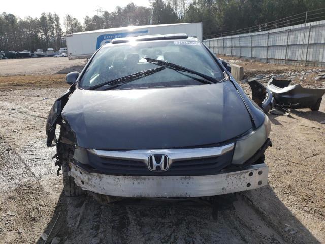 2HGFB2F87CH573055 - 2012 HONDA CIVIC EX GRAY photo 5