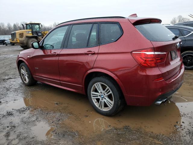 5UXWX5C56BL715391 - 2011 BMW X3 XDRIVE28I RED photo 2