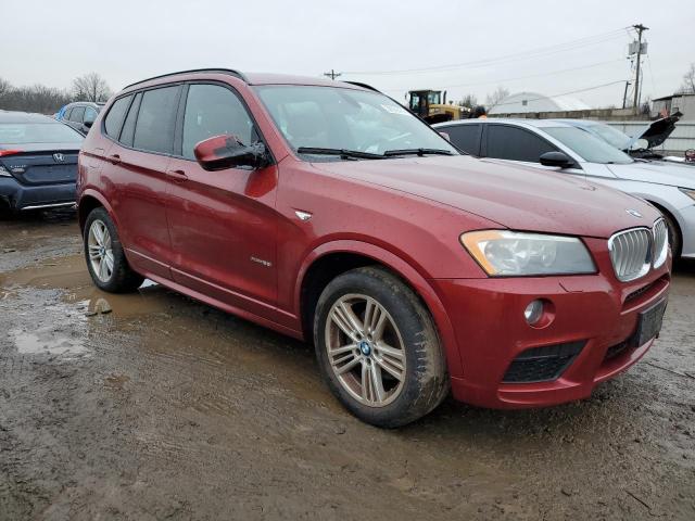 5UXWX5C56BL715391 - 2011 BMW X3 XDRIVE28I RED photo 4