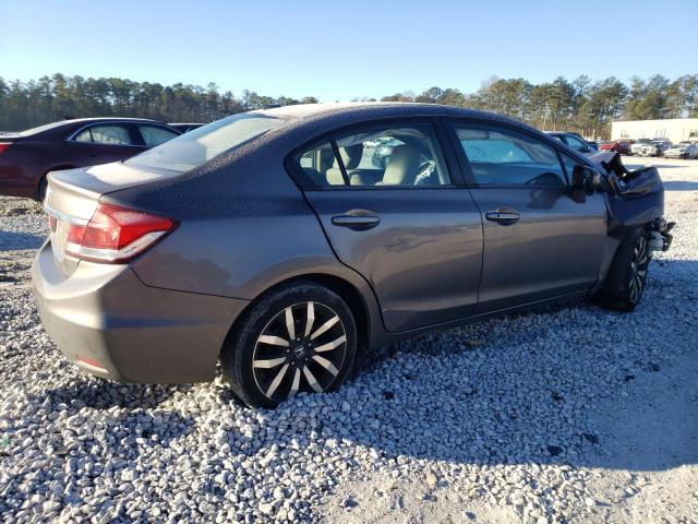 19XFB2F92EE255107 - 2014 HONDA CIVIC EXL BROWN photo 3