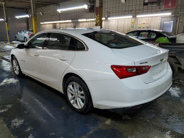 1G1ZF5SU2JF204583 - 2018 CHEVROLET MALIBU HYBRID WHITE photo 2