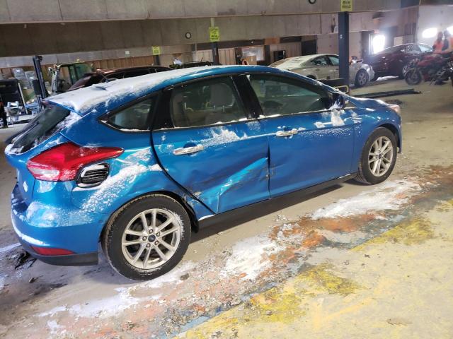 1FADP3K24FL302627 - 2015 FORD FOCUS SE BLUE photo 3