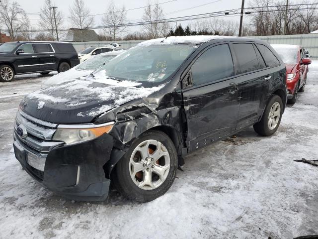 2FMDK3JC1BBA83246 - 2011 FORD EDGE SEL BLACK photo 1