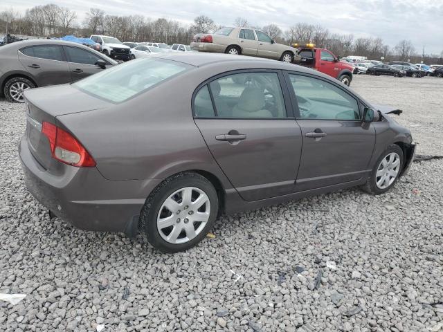 2HGFA1F59AH547881 - 2010 HONDA CIVIC LX GRAY photo 3