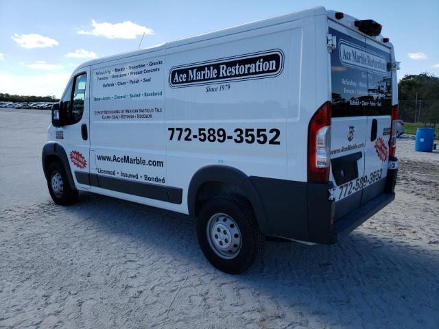 3C6TRVAG6JE109493 - 2018 RAM PROMASTER 1500 STANDARD WHITE photo 2