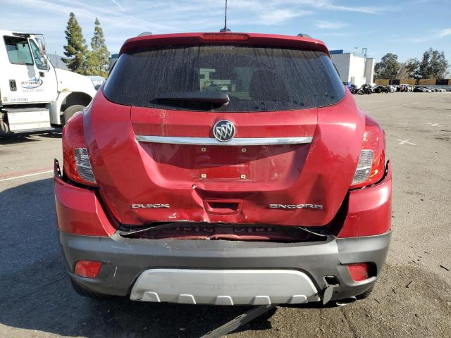 KL4CJASB3GB690351 - 2016 BUICK ENCORE RED photo 6